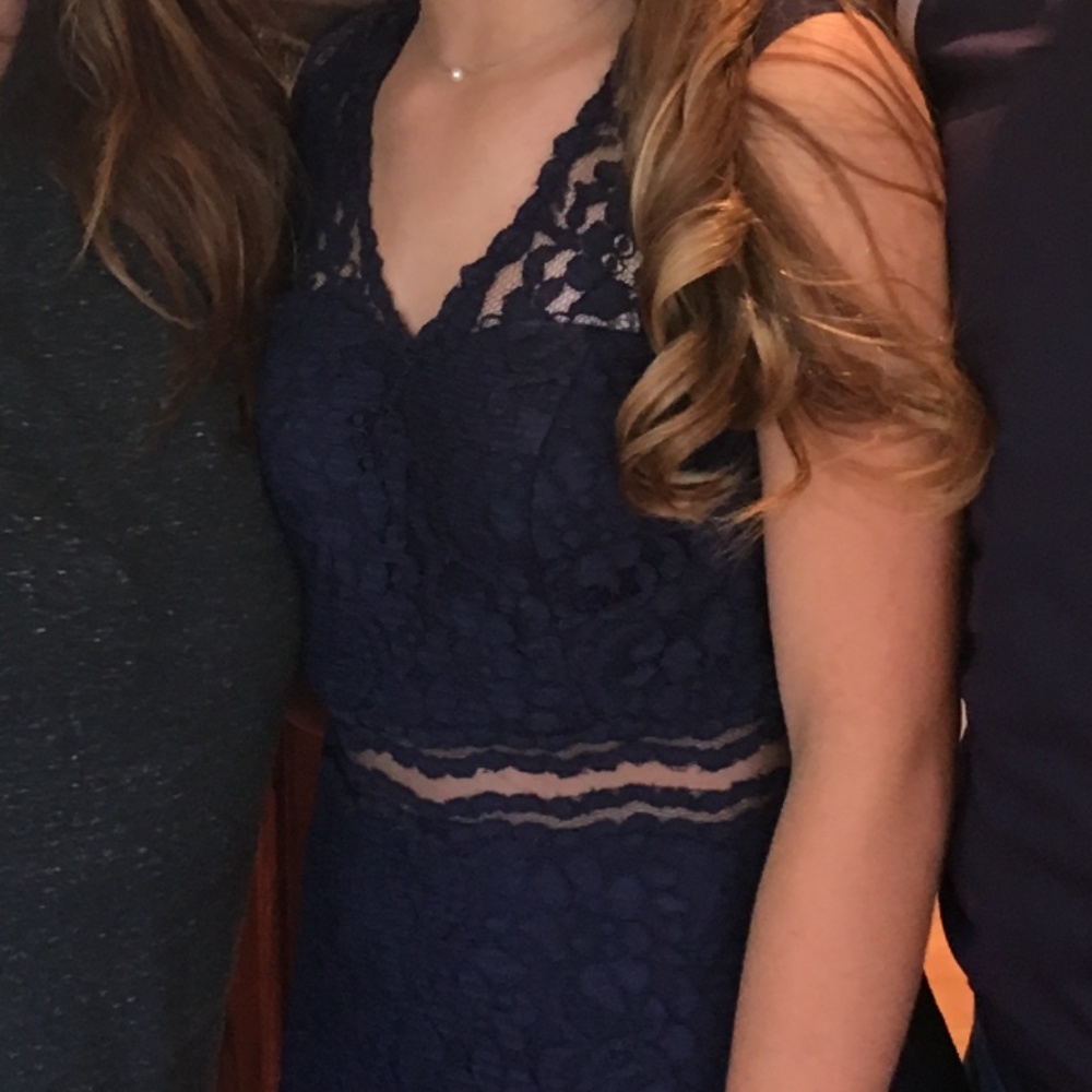 Navy Blue Prom Dress
